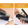 Amax Bostitch InPower Spring-Powered Antimicrobial Desktop Stapler, Black, ACI1100