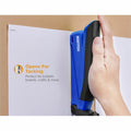 Amax Bostitch InPower Spring-Powered Antimicrobial Desktop Stapler, Blue, ACI1122