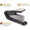 Amax Bostitch Spring-Powered Antimicrobial Heavy Duty Stapler, Gray, ACI1200
