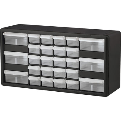 Akro-Mils / Myers Akro-Mils 26-Drawer Plastic Storage Cabinet, Black, AKM10126