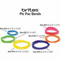 Alliance Rubber Brites Color-Coded Rubber Bands, Yellow, 1 Box, ALL07706