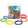 Alliance Rubber Company Alliance Rubber Brites Color-Coded Rubber Bands, Yellow, 1 Box, ALL07706
