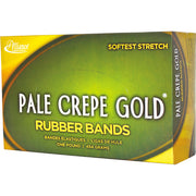 Alliance Rubber Pale Crepe Gold Rubber Bands, 1 Box