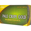 Alliance Rubber Pale Crepe Gold Rubber Bands, Golden Crepe, 1 Box, ALL20645