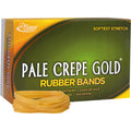 Alliance Rubber Company Alliance Rubber Pale Crepe Gold Rubber Bands, Golden Crepe, 1 Box, ALL20645