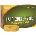 Alliance Rubber Company Alliance Rubber Pale Crepe Gold Rubber Bands, Golden Crepe, 1 Box, ALL20645