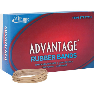 Alliance Rubber Advantage Rubber Bands, Natural, 1 Box — view 1