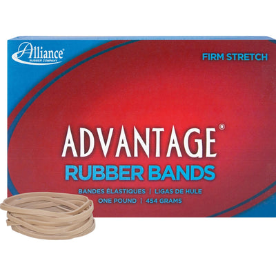 Alliance Rubber Company Alliance Rubber Advantage Rubber Bands, Natural, 1 Box, ALL26325