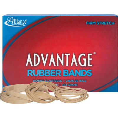 Alliance Rubber Advantage Rubber Bands, Natural Crepe, 1 Box — view 1