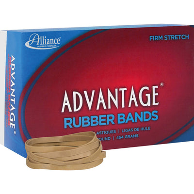 Alliance Rubber Company Alliance Rubber Advantage Rubber Bands, Natural, 1 Box, ALL26645