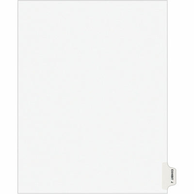 Avery Individual Legal Exhibit Dividers - Style, White, 1 Pack, AVE01380
