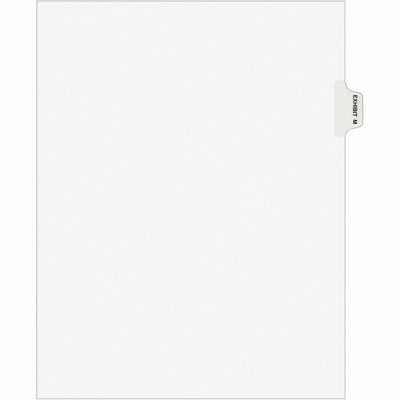 Avery Individual Legal Exhibit Dividers - Style, White, 1 Pack, AVE01383