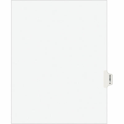 Avery Individual Legal Exhibit Dividers - Style, White, 1 Pack, AVE01387