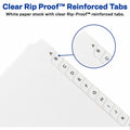 Avery Collated Legal Exhibit Dividers - Allstate Style, White, 1 Set, AVE01700