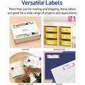 Avery Mini-Sheets(R) Address Labels, 1" x 2-5/8", 200 Labels (2160), White, 200 / Pack, AVE2160