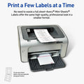 Avery Mini-Sheets File Folder Labels, 2/3" x 3-7/16", 300ct (2181), White, 300 / Pack, AVE2181