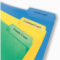 Avery Clear Top Tab Filing Labels, 450 / Pack, AVE5029
