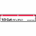 Avery TrueBlock File Folder Labels, Red, 1500 / Box, AVE5066