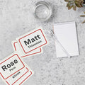 Avery Name Badge Label, Red, 400 / Box, AVE5095
