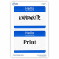 Avery Border Print/Write Hello Name Badges, Blue, 100 / Pack, AVE5141