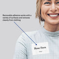 Avery Print or Write Name Badge Labels, White, 100 / Pack, AVE5147