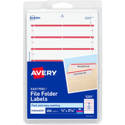 Avery® Permanent File Folder Labels, 1 Pack