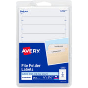 Avery® Permanent File Folder Labels, 1 Pack