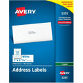 Avery Copier Address Labels, White, 3300 / Box, AVE5351