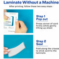 Avery Self-laminating ID Cards, White, 30 / Box, AVE5361