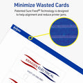 Avery Uncoated 2-side Printing Rotary Cards, White, 3" x 5", 150 / Box, AVE5386