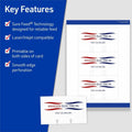 Avery Uncoated 2-side Printing Rotary Cards, White, 3" x 5", 150 / Box, AVE5386
