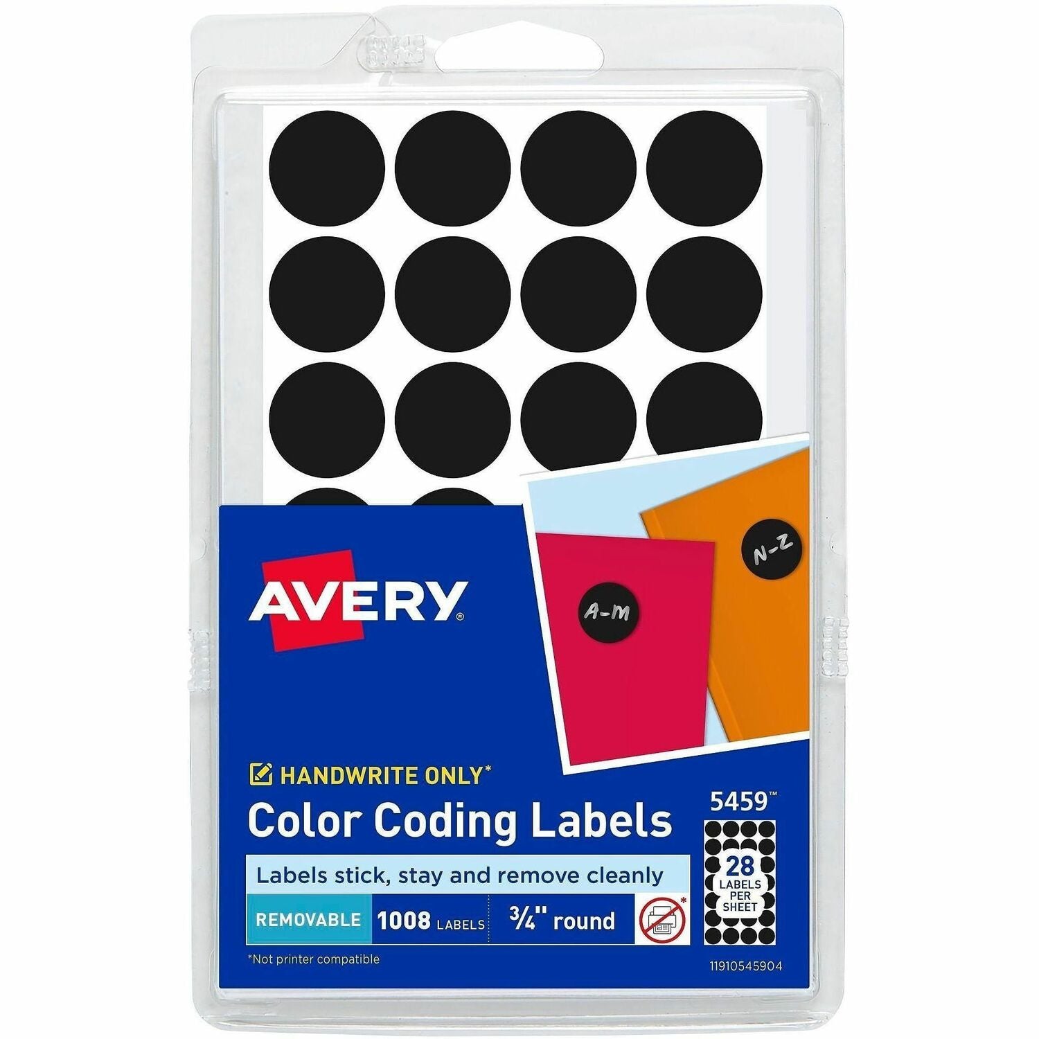 Avery® Color-Coding Labels, 1 Pack