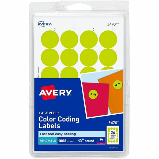 Avery® Color-Coding Labels, 1 Pack