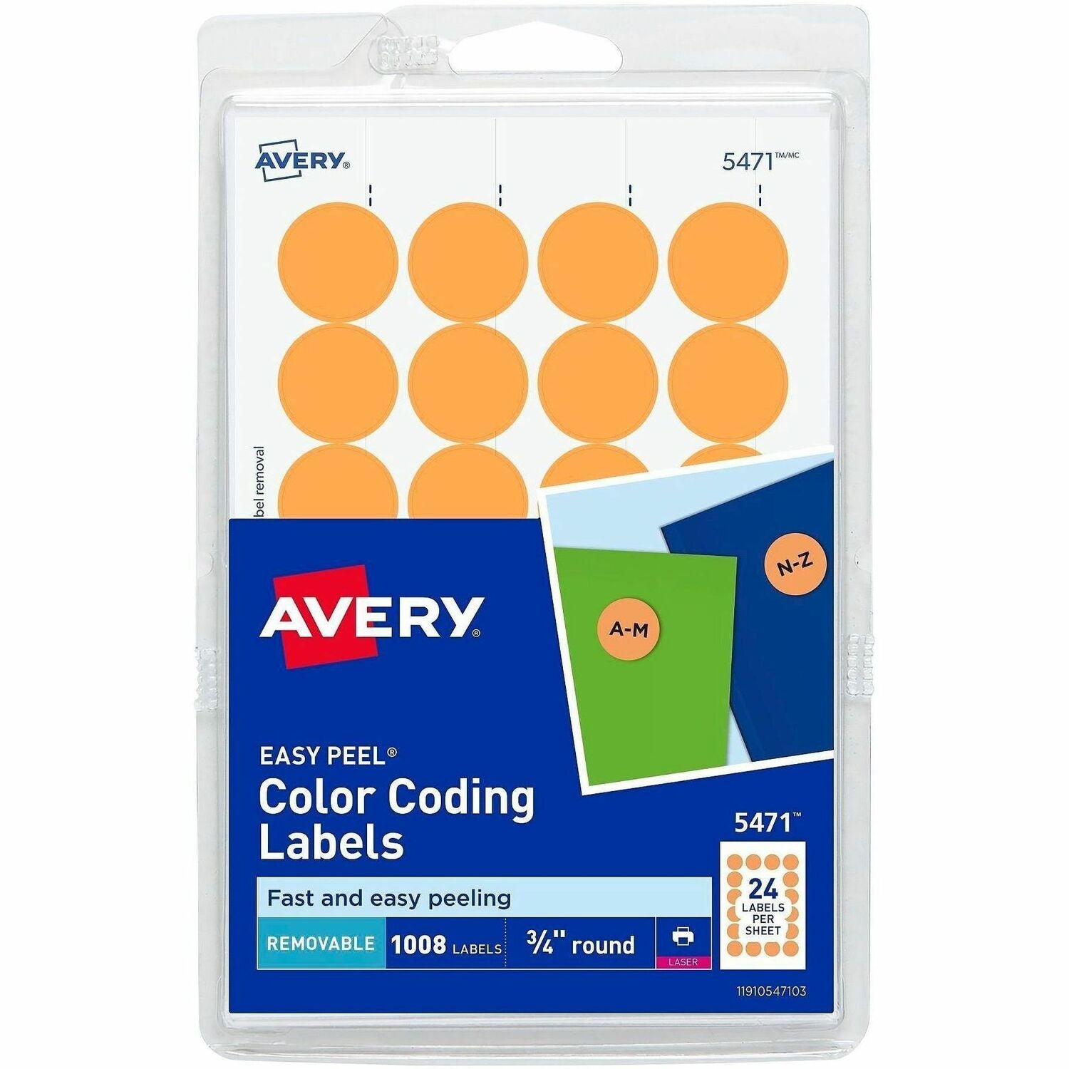 Avery® Color-Coding Labels, 1 Pack