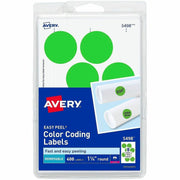 Avery® 1-1/4" Color-Coding Labels, 1 Pack
