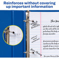 Avery Hole Reinforcement Label Rings, Clear, 1 Pack, AVE05721