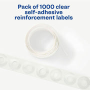 Avery® Hole Reinforcement Label Rings, 1 Pack