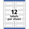 Avery Send & Reply Piggyback Labels, White, 240 / Pack, AVE5735