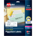 Avery Send & Reply Piggyback Labels, White, 240 / Pack, AVE5735