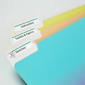 Avery TrueBlock File Folder Labels, Green, 1500 / Box, AVE5866