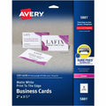 Avery Sure Feed Business Cards, White, 8 1/2" x 11", 160 / Pack, AVE5881
