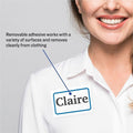 Avery Adhesive Name Badges, Blue, 400 / Box, AVE5895