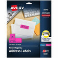 Avery Address Label, Neon Magenta, 5 Pack, AVE5970