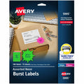 Avery Neon Burst Labels, Neon Yellow, 5 Pack, AVE5995