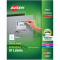 Avery Removable I.D. Labels, White, 150 / Pack, AVE6464