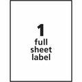 Avery ID Label, White, 25 / Pack, AVE6465