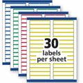 Avery Removable Laser/Inkjet Filing Labels, Yellow, 750 / Pack, AVE6466