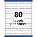 Avery Removable I.D. Laser/Inkjet Labels, White, 2000 / Pack, AVE6467