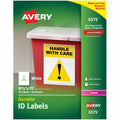 Avery Permanent Durable ID Labels with TrueBlock(R) Technology, White, 50 / Pack, AVE6575