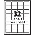 Avery TrueBlock ID Label, White, 1600 / Pack, AVE6576